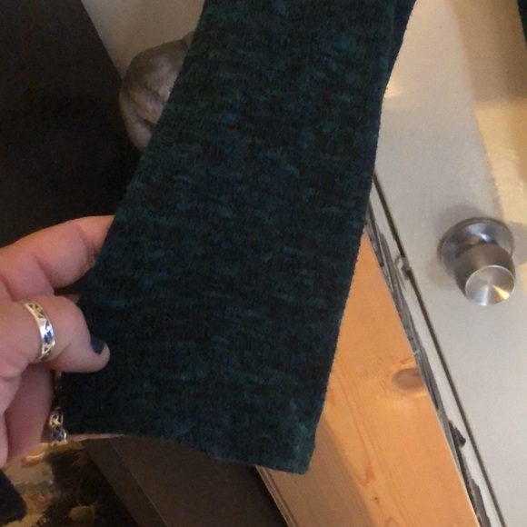 Lane Bryant green black lace sweater size 18/20 - Picture 4 of 7